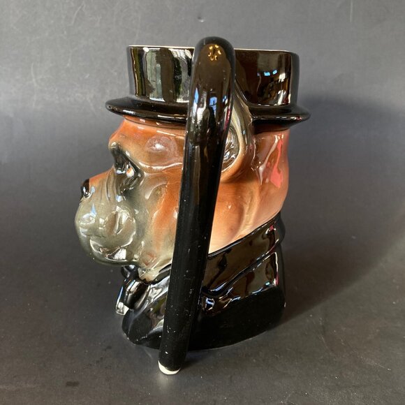 VTG Quon Quon Figural Animal 16oz Mug Boxer Dog Novelty Barware 80s Collectible - Picture 4 of 17